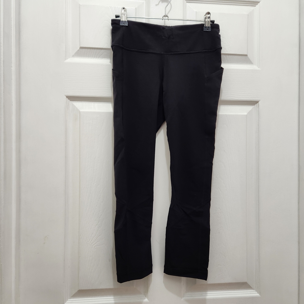 Lululemon Cropped Black Athletic Leggings